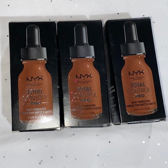 3 NYX Professional Makeup Total Control Pro Drop Foundation TCPDF19 Mocha - Picture 1 of 4